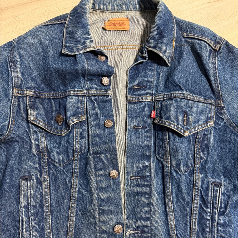 Levi's Classic Blue Striped Denim